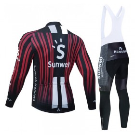 Set Langarmtrikot + Trägerhose Lange 2020 Team Sunweb N003